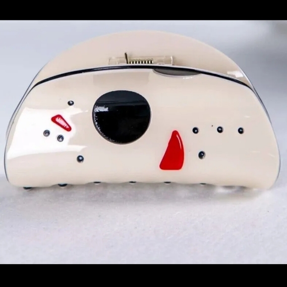 NEW Halloween Hockey Mask Large Hair Claw Clip Jason Friday 13th Horror … - Picture 3 of 3